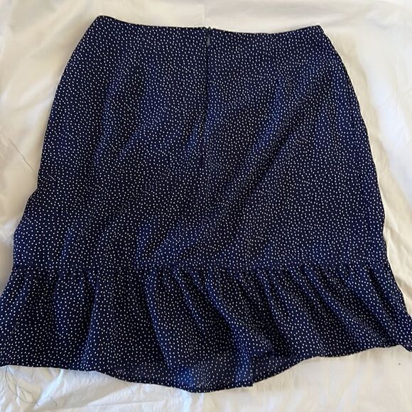 Cute mini skirt blue with white polka dots size medium - Picture 4 of 4